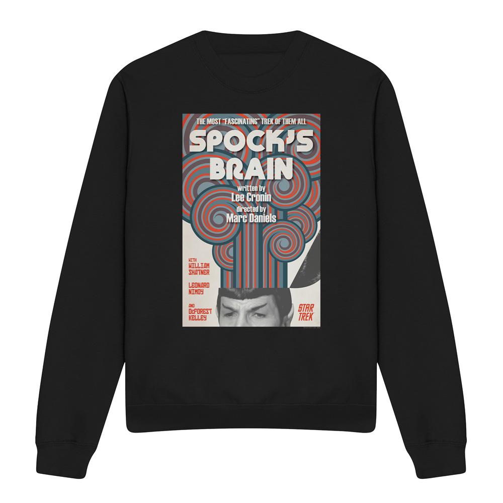 Black - Front - Star Trek Unisex Adult The Original Series Episode 56 Sweatshirt