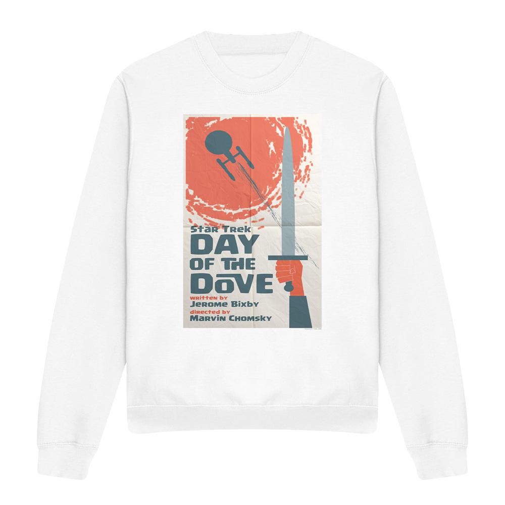 White - Front - Star Trek Unisex Adult The Original Series Episode 62 Sweatshirt