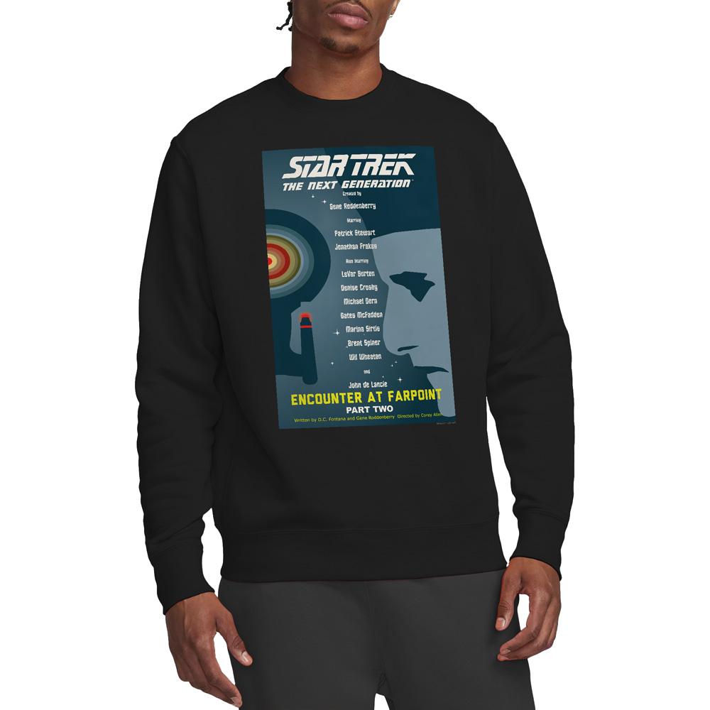 Black - Lifestyle - Star Trek Unisex Adult The Next Generation Season 1 Episode 2 Sweatshirt