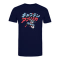 Navy-Red - Front - Captain America Mens Japanese T-Shirt