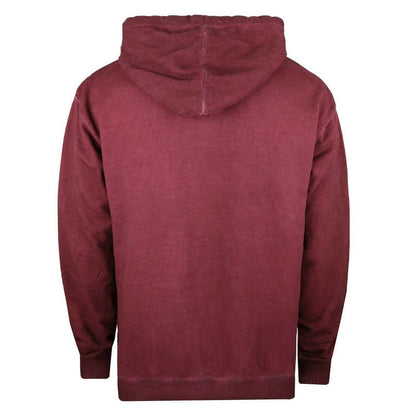 Vintage Burgundy - Back - Marvel Mens Box Logo Washed Hoodie