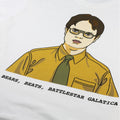 White - Lifestyle - The Office Mens Bears Dwight Schrute T-Shirt