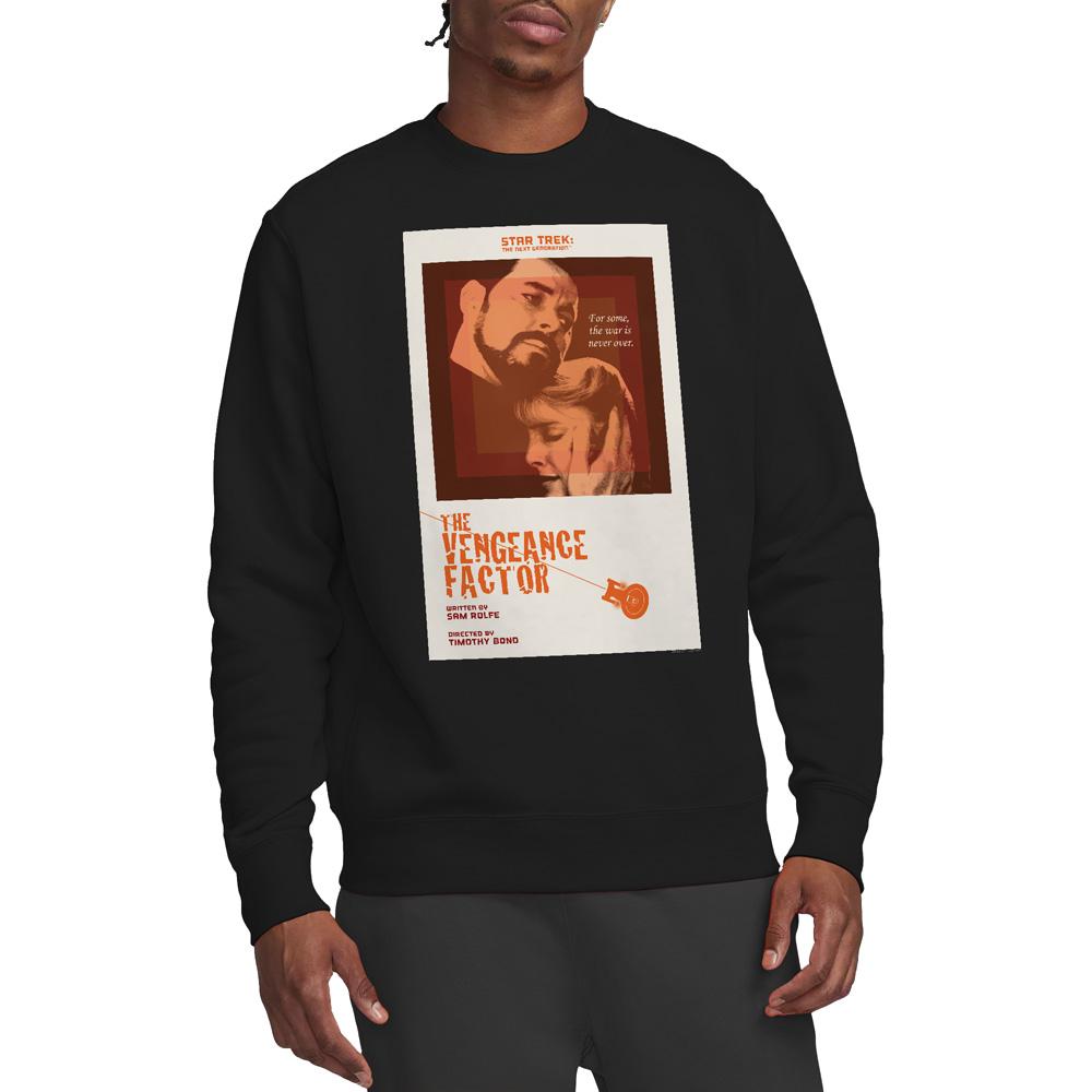 Black - Lifestyle - Star Trek Unisex Adult The Next Generation Season 3 Episode 9 Sweatshirt