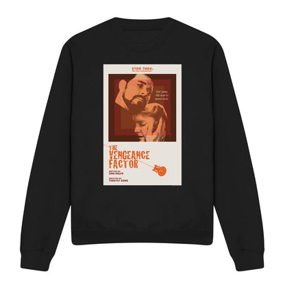 Black - Front - Star Trek Unisex Adult The Next Generation Season 3 Episode 9 Sweatshirt