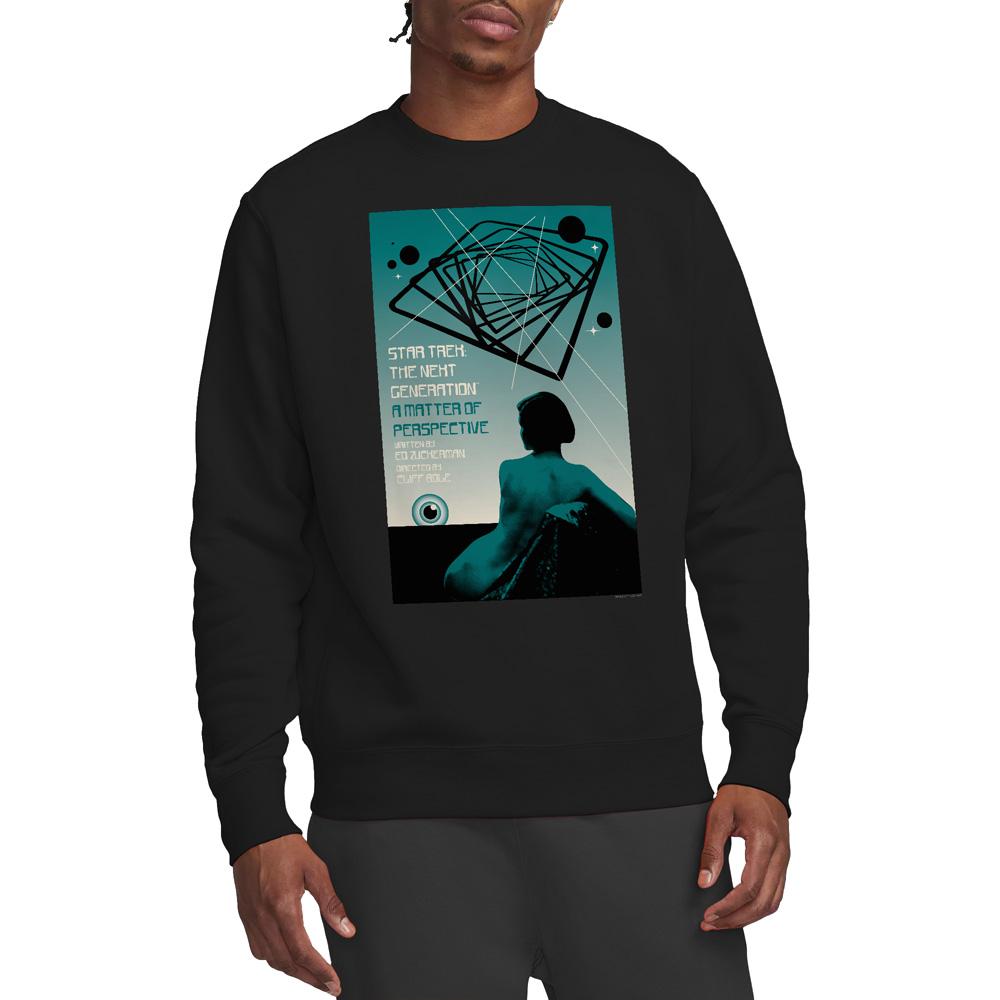 Black - Lifestyle - Star Trek Unisex Adult The Next Generation Season 3 Episode 14 Sweatshirt