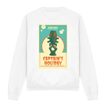 White - Front - Star Trek Unisex Adult The Next Generation Season 3 Episode 19 Sweatshirt