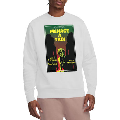 White - Lifestyle - Star Trek Unisex Adult The Next Generation Season 3 Episode 24 Sweatshirt