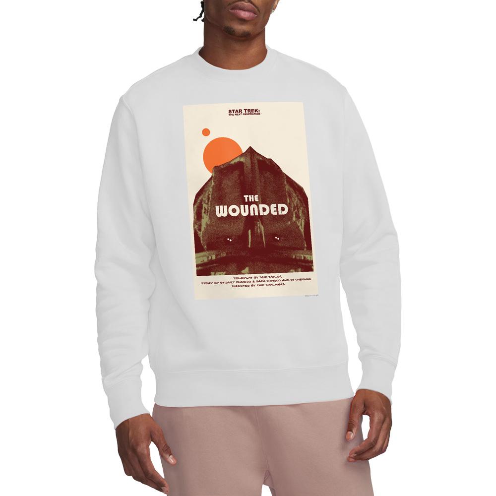 White - Lifestyle - Star Trek Unisex Adult The Next Generation Season 4 Episode 12 Sweatshirt