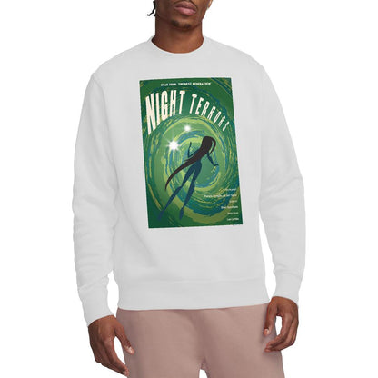 White - Lifestyle - Star Trek Unisex Adult The Next Generation Season 4 Episode 17 Sweatshirt