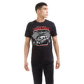 Black-White-Red - Side - Goodyear Mens Speed Tires T-Shirt