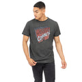 Vintage Black - Side - Marvel Comics Mens 3D Logo Washed T-Shirt