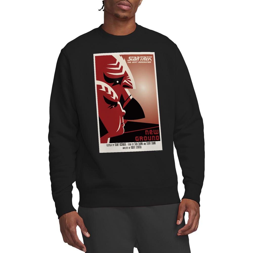 Black - Lifestyle - Star Trek Unisex Adult The Next Generation Season 5 Episode 10 Sweatshirt