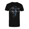 Black-Grey-Blue - Front - Ford Mens Mustang Stripe T-Shirt