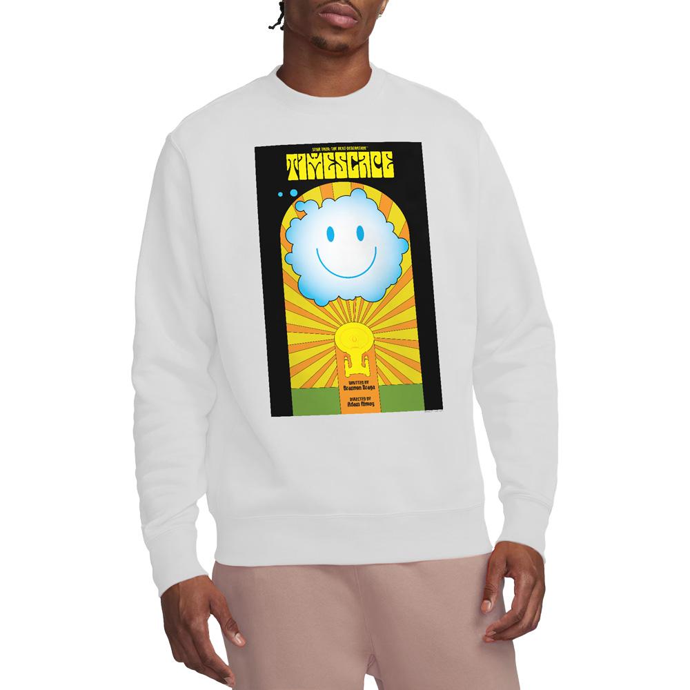 White - Lifestyle - Star Trek Unisex Adult The Next Generation Season 6 Episode 25 Sweatshirt