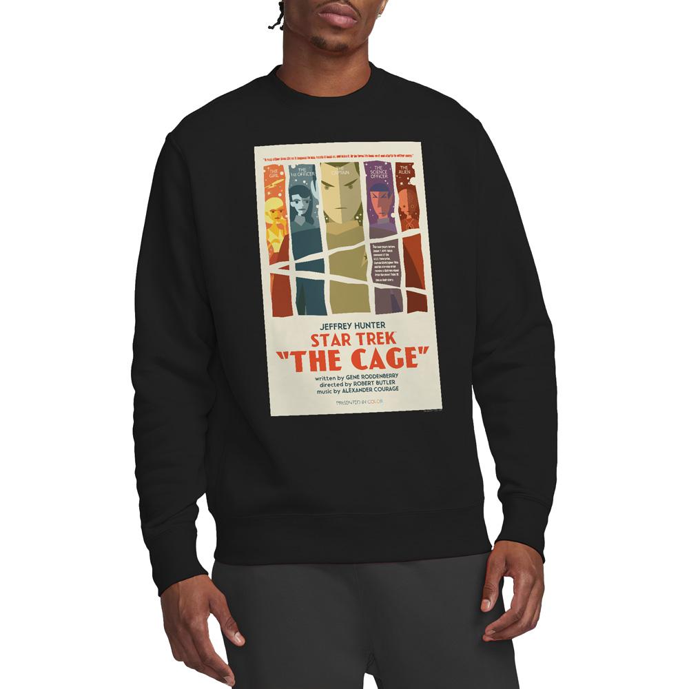 Black - Lifestyle - Star Trek Unisex Adult The Original Series Episode 80 Sweatshirt