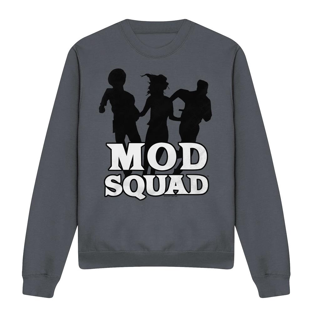 Charcoal - Front - The Mod Squad Unisex Adult Run Simple Sweatshirt