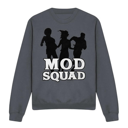 Charcoal - Front - The Mod Squad Unisex Adult Run Simple Sweatshirt