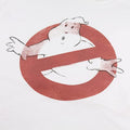 White - Side - Ghostbusters Mens Distressed Logo T-Shirt