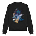 Black - Front - Star Trek Unisex Adult Feline Galaxy Sweatshirt