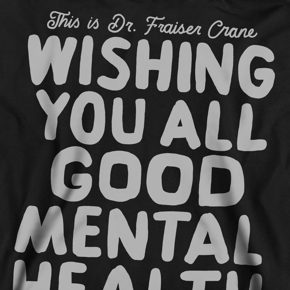 Black - Pack Shot - Frasier Unisex Adult The Frasier Sign Off Sweatshirt