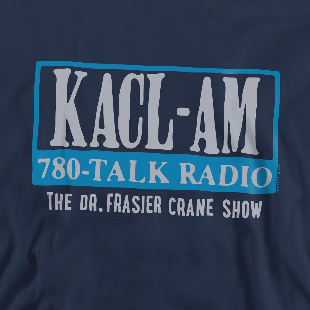 Navy - Side - Frasier Unisex Adult KACL-AM Talk Sweatshirt