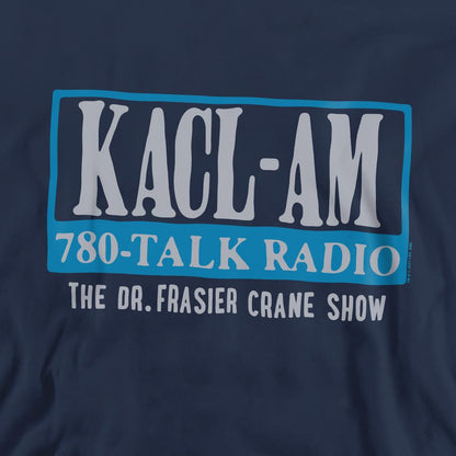 Navy - Side - Frasier Unisex Adult KACL-AM Talk Sweatshirt