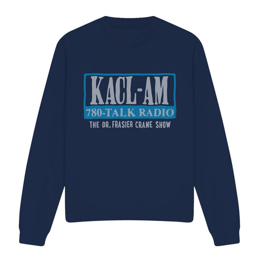 Navy - Front - Frasier Unisex Adult KACL-AM Talk Sweatshirt