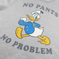 Grey - Side - Disney Womens-Ladies No Pants No Problem Donald Duck Heather Sweatshirt