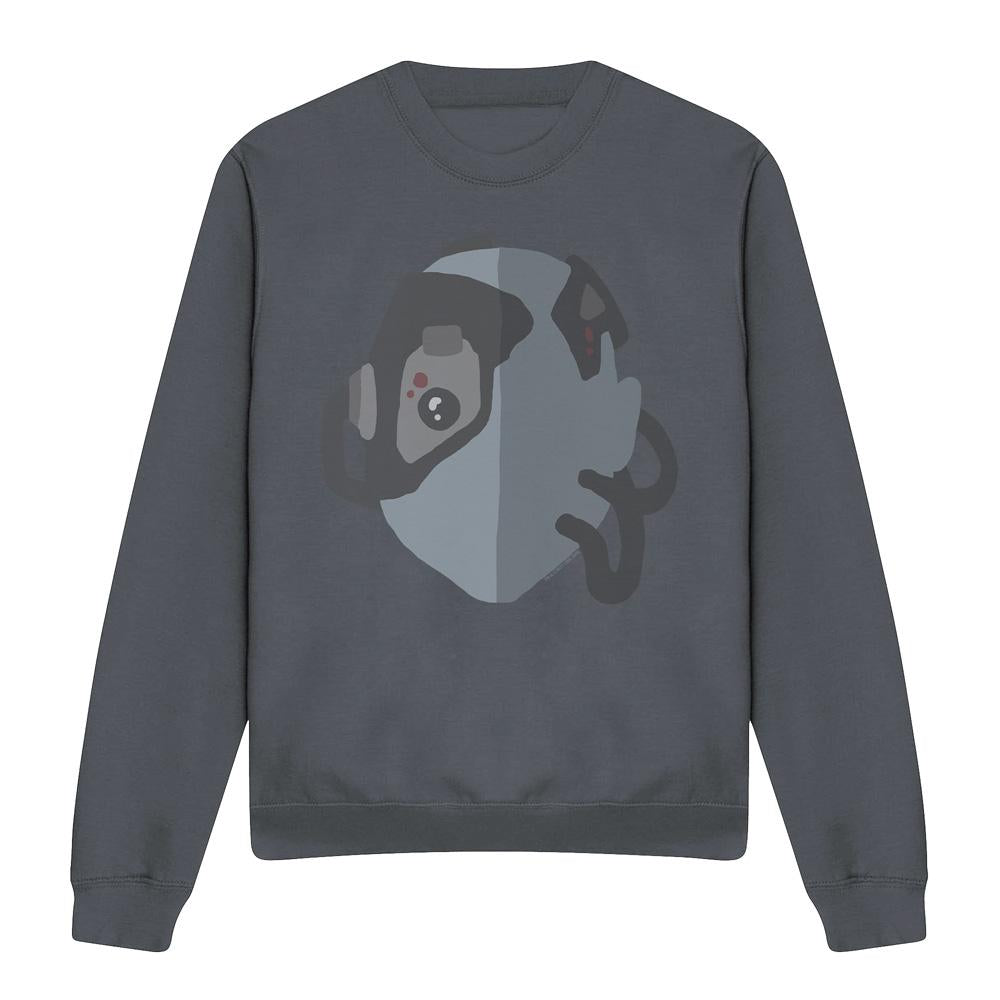 Black - Front - Star Trek Unisex Adult The Borg Sweatshirt