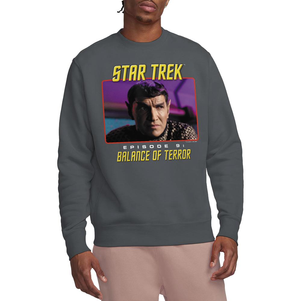 Charcoal - Lifestyle - Star Trek Unisex Adult Balance of Terror Sweatshirt