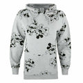 Stone - Front - Disney Womens-Ladies Classic Mickey & Minnie Mouse All-Over Print Hoodie