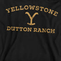 Black - Side - Yellowstone Unisex Adult Arched Logo Sweatshirt