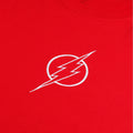 Cherry Red - Side - The Flash Mens Logo T-Shirt
