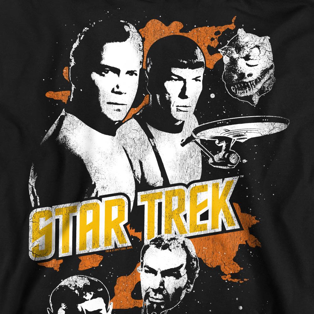 Black - Side - Star Trek Unisex Adult Good Vs Evil Graphic Sweatshirt