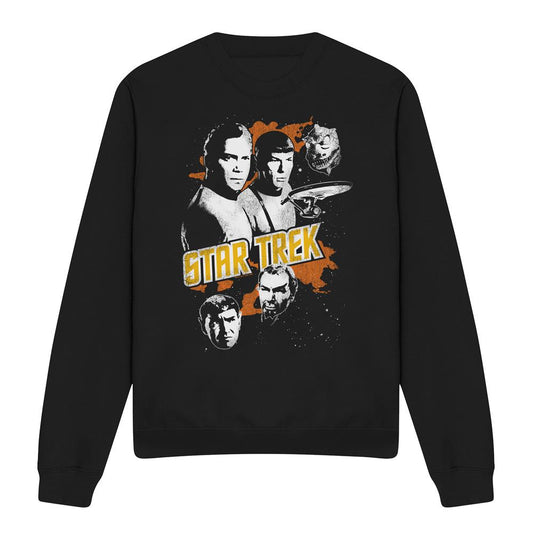 Black - Front - Star Trek Unisex Adult Good Vs Evil Graphic Sweatshirt