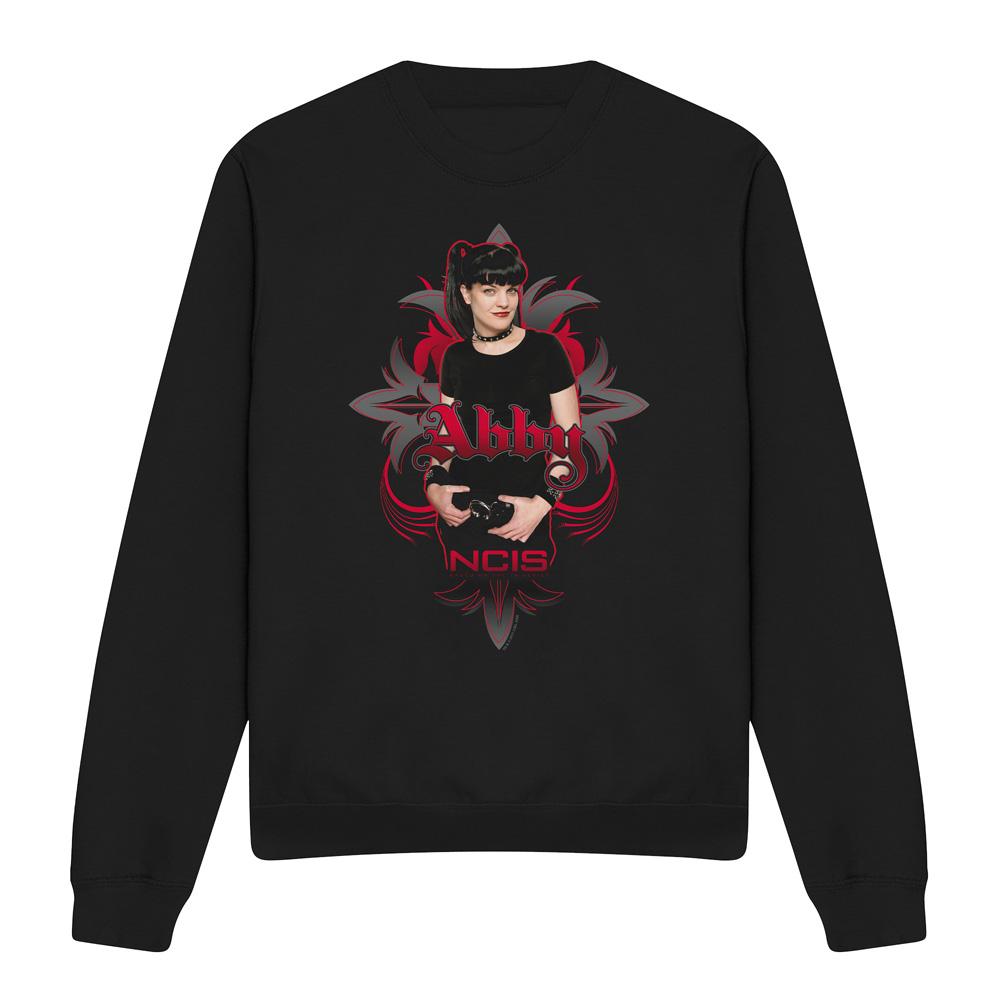 Black - Front - NCIS Unisex Adult Gothic Abby Sweatshirt