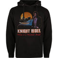 Black - Front - Knight Rider Mens Hoodie