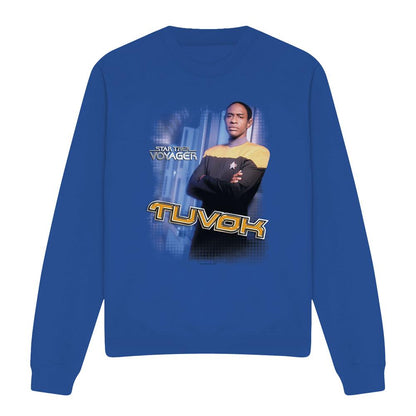 Royal Blue - Back - Star Trek Unisex Adult Tuvok Sweatshirt