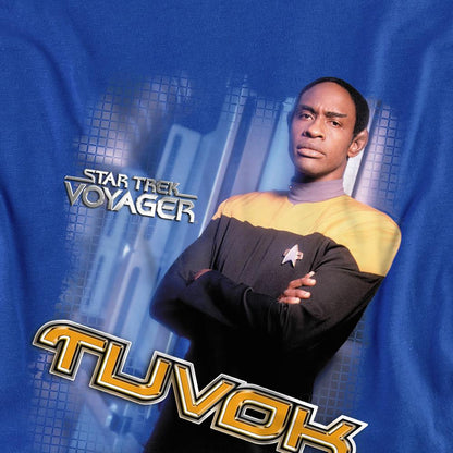 Royal Blue - Lifestyle - Star Trek Unisex Adult Tuvok Sweatshirt