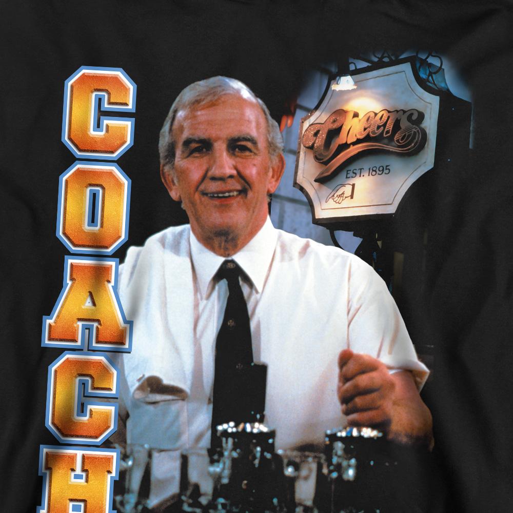 Black - Pack Shot - Cheers Unisex Adult Coach Sweatshirt