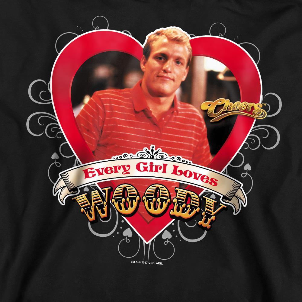 Black - Pack Shot - Cheers Unisex Adult Woody Boyd Sweatshirt