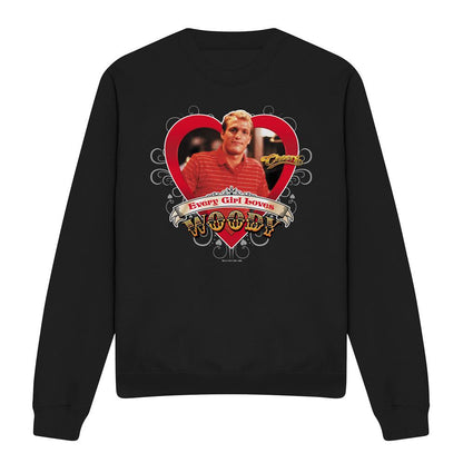 Black - Front - Cheers Unisex Adult Woody Boyd Sweatshirt