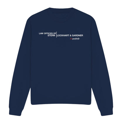 Navy - Front - The Good Wife Unisex Adult Law Offices Sweatshirt
