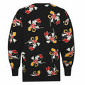 Black - Back - Disney Womens-Ladies Strides Minnie Mouse All-Over Print Sweatshirt