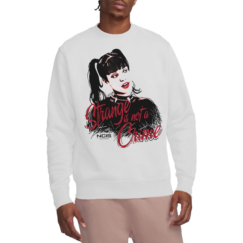White - Lifestyle - NCIS Unisex Adult Strange Is Not A Crime Sweatshirt