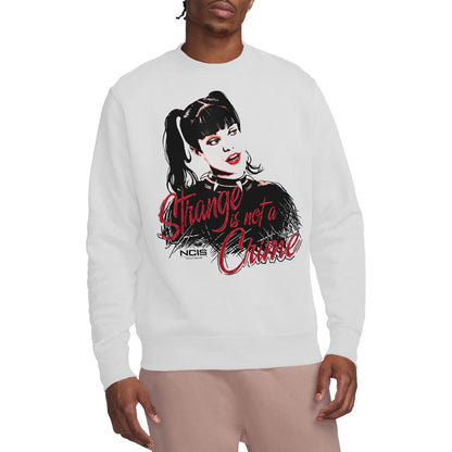 White - Lifestyle - NCIS Unisex Adult Strange Is Not A Crime Sweatshirt