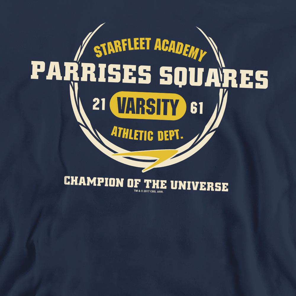 Navy - Pack Shot - Star Trek Unisex Adult Parrises Squares Sweatshirt