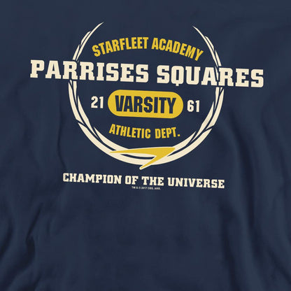 Navy - Pack Shot - Star Trek Unisex Adult Parrises Squares Sweatshirt