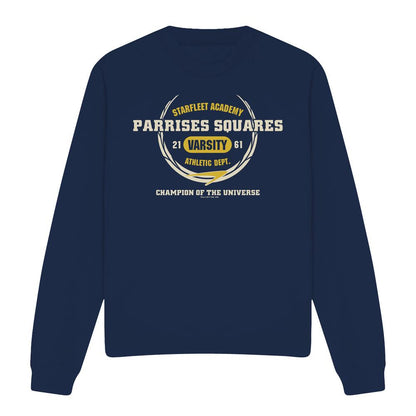 Navy - Front - Star Trek Unisex Adult Parrises Squares Sweatshirt