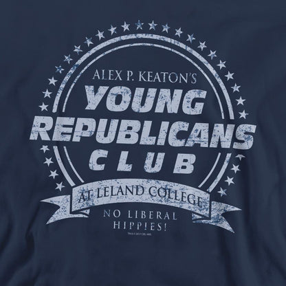 Navy - Pack Shot - Family Ties Unisex Adult Young Republicans Club Sweatshirt